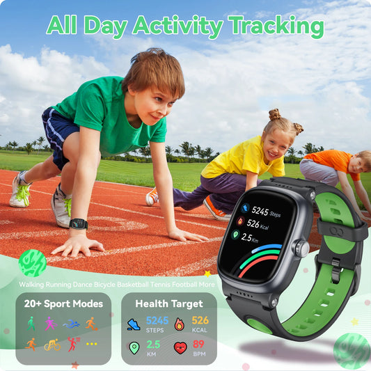 Kids Smart Watch with Heart Rate Monitor and Fun Games