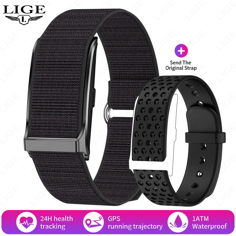 LIGE Smartwatch Blood Oxygen Blood Pressure Ultra Long