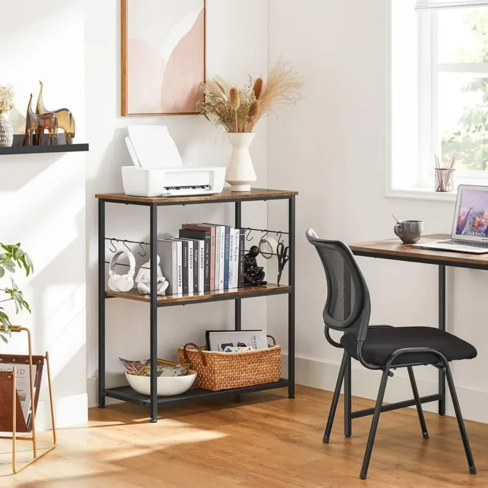 ANGDUO Bakers Rack Kitchen Island With Open Shelves