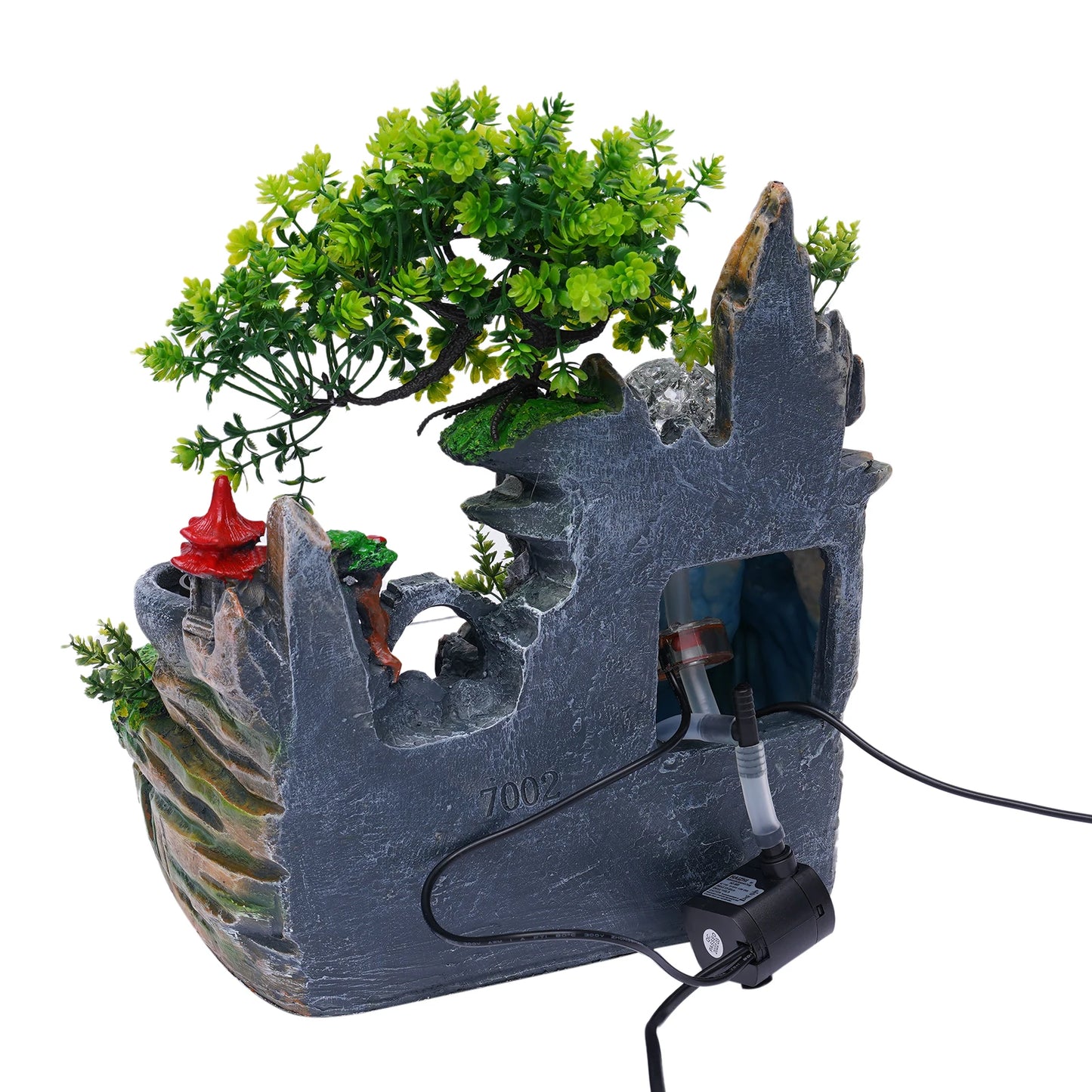 Hign-concerned Rockery Fountain Indoor Water Feature LED