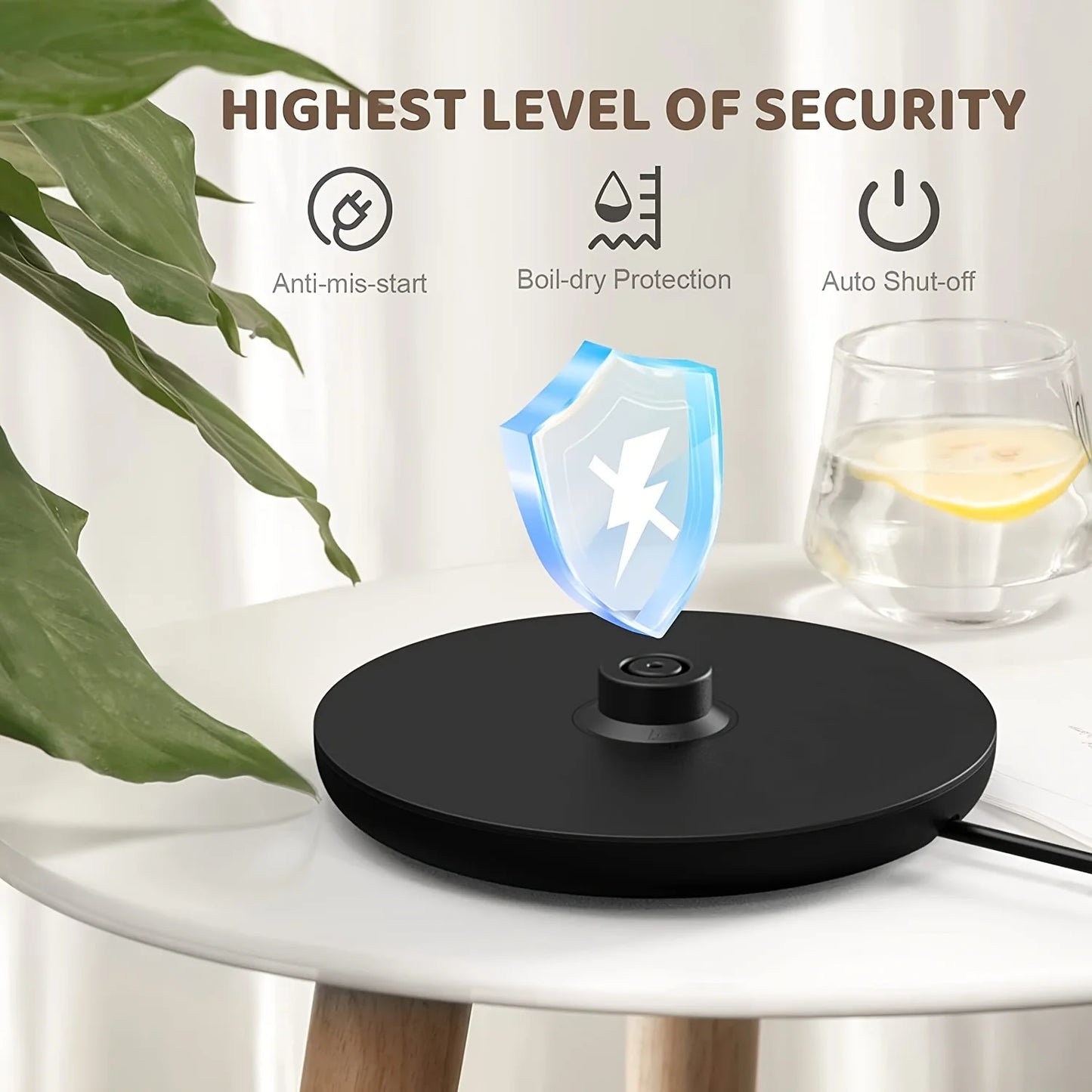 Octavo Electric Kettle With 7 Heat Settings Led Display