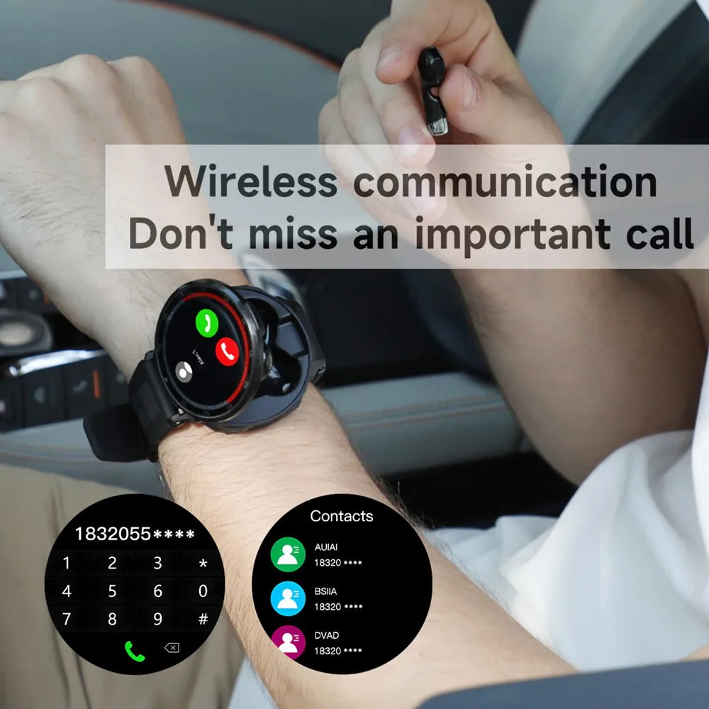 Smart Watch With Earbuds Fitness Tracker For Active Lifestyle