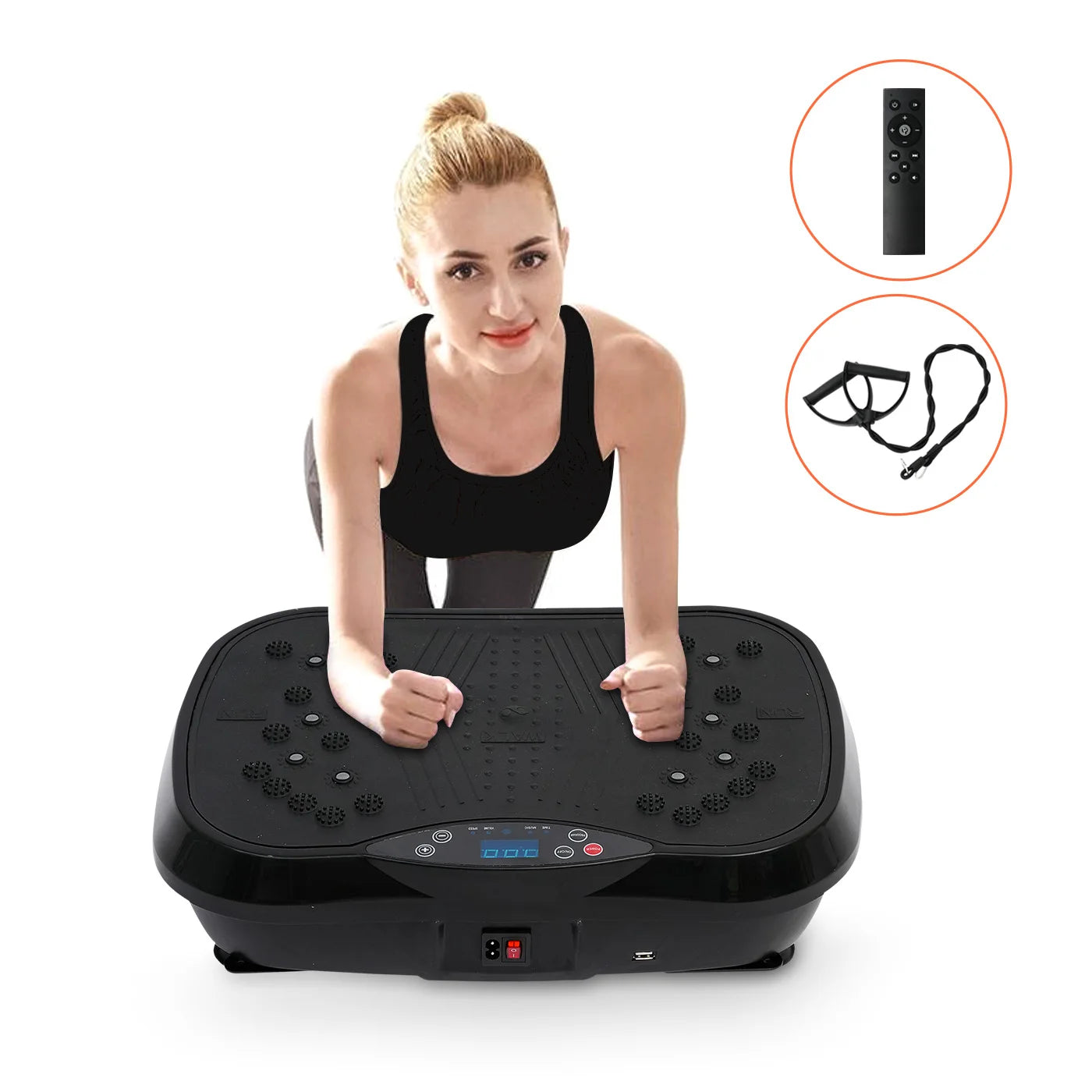 H Vibration Plate Exercise Machine For Fat Burning Workout