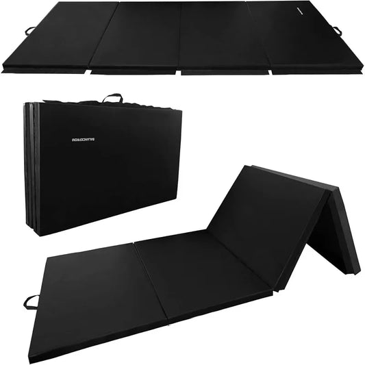Folding Gymnastics Mat for Safe Home Tumbling and Exercise