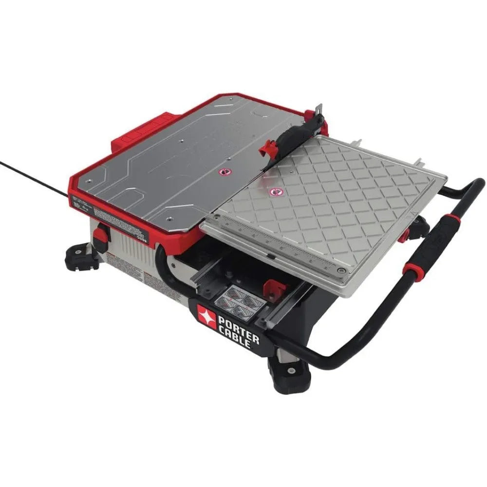 PCE Tile Saw Wet Saw With Cutting Capacity Onboard Guide
