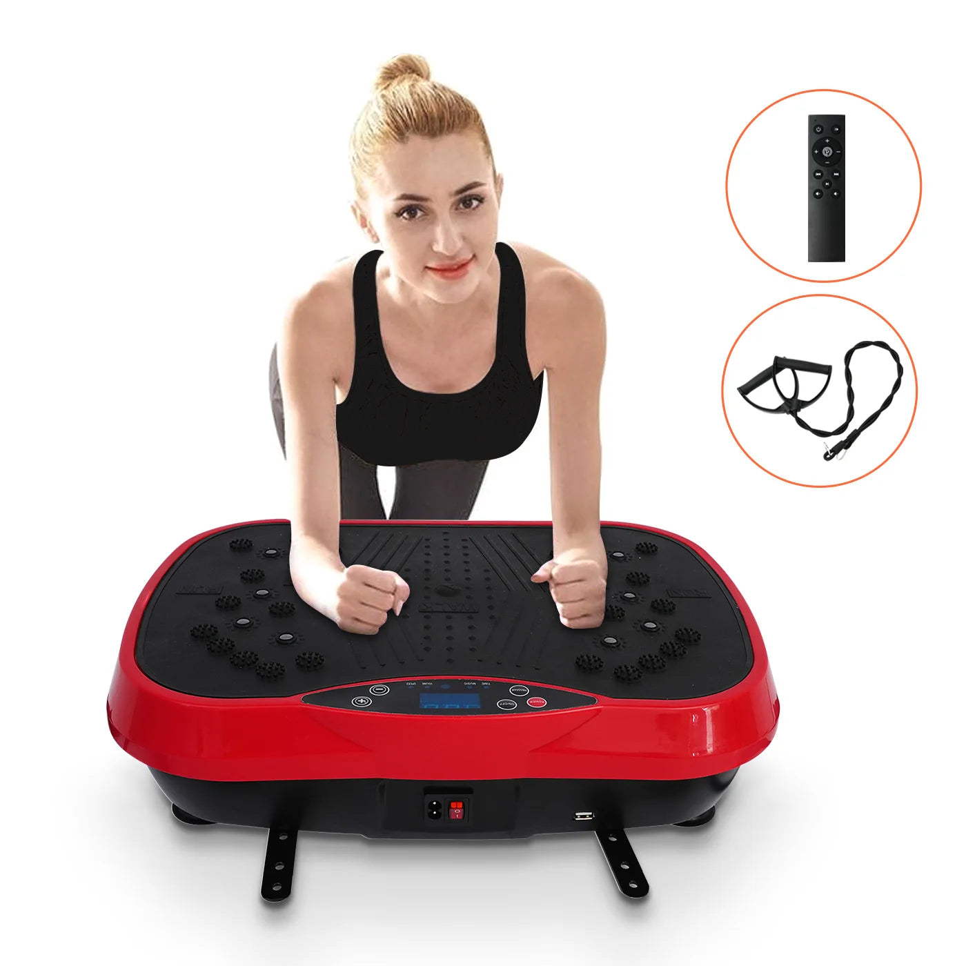 H Vibration Plate Exercise Machine For Fat Burning Workout