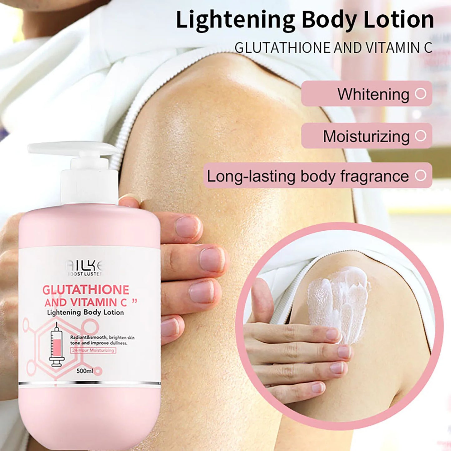 Ailke Vitamin C Glutathione Brightening Body Lotion