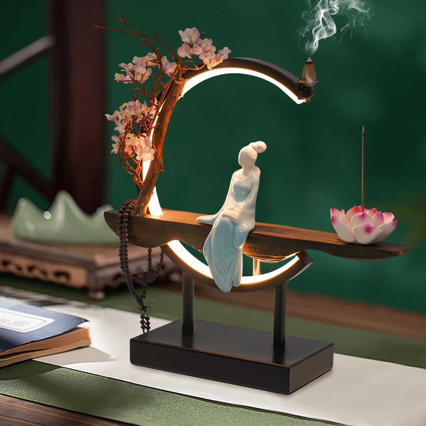 Bymaocar Zen Meditation Incense Burner Set for Tranquil Spaces