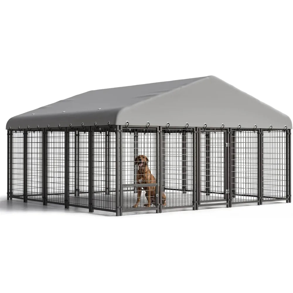 Hignconcerned Heavy Duty Outdoor Dog Kennel With Lock