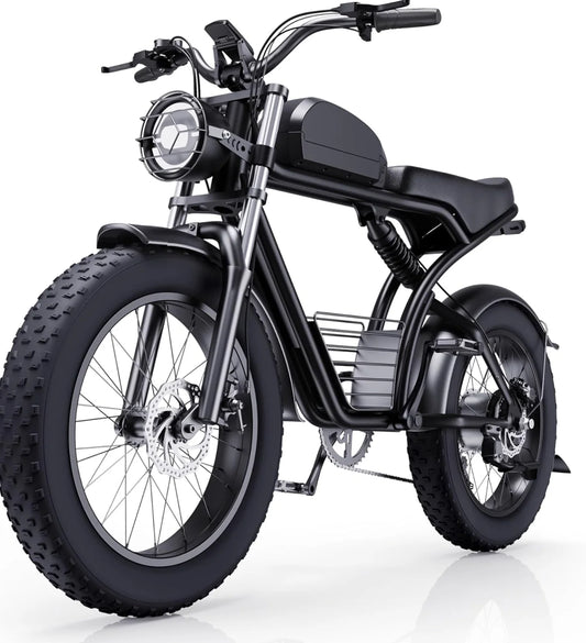 Powerful Fat Tire Electric Bike with 1500W Motor and Speed