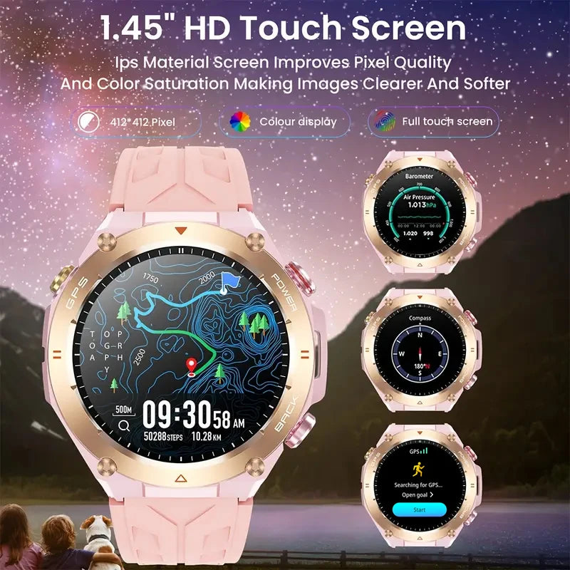SENBONO Women's Smart Watch with GPS and Bluetooth Calling