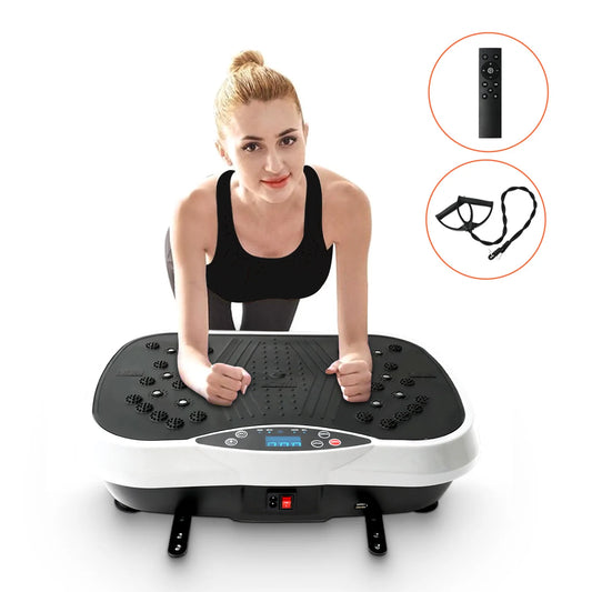 H Vibration Plate Exercise Machine For Fat Burning Workout