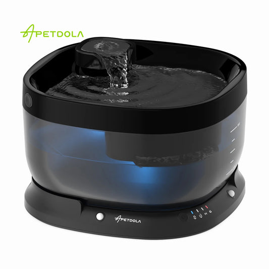 APETDOLA 7L Wireless Dog Water Fountain Auto Sensor