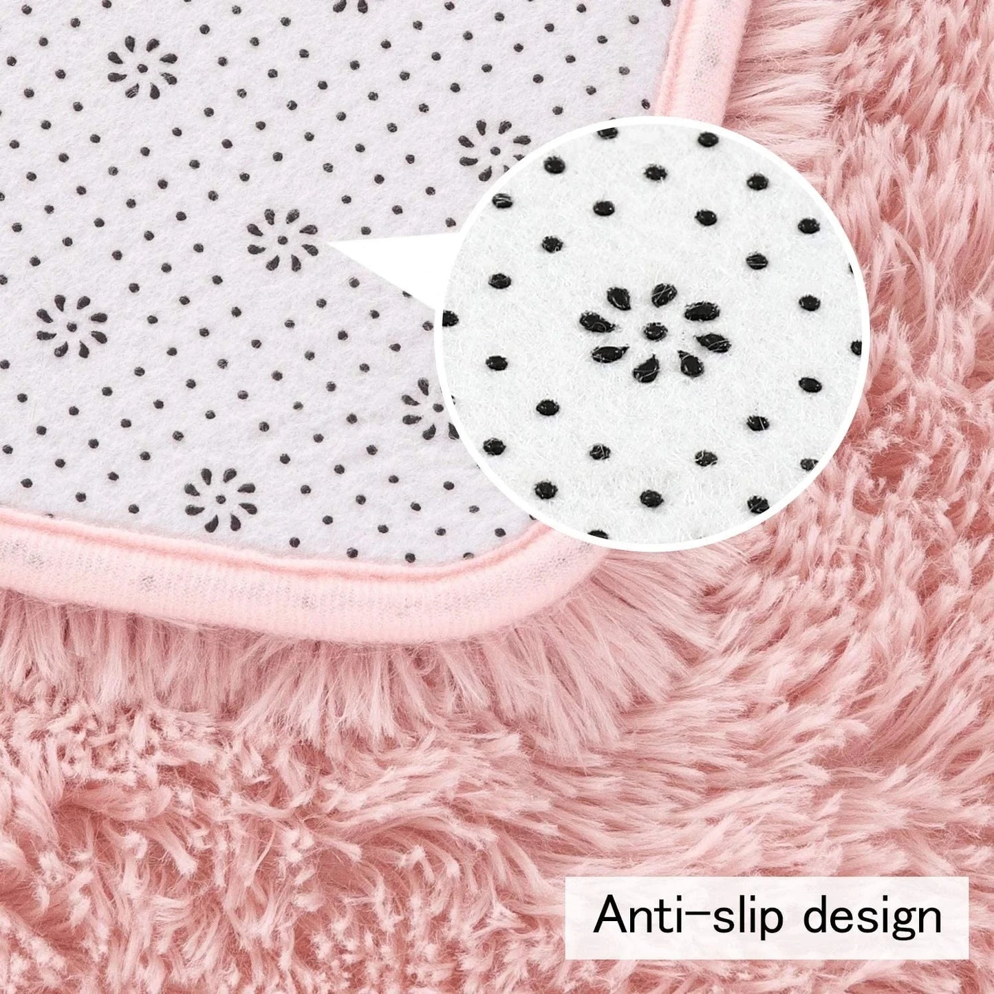 Fluffy Plush Indoor Area Rug for Living Room and Bedroom