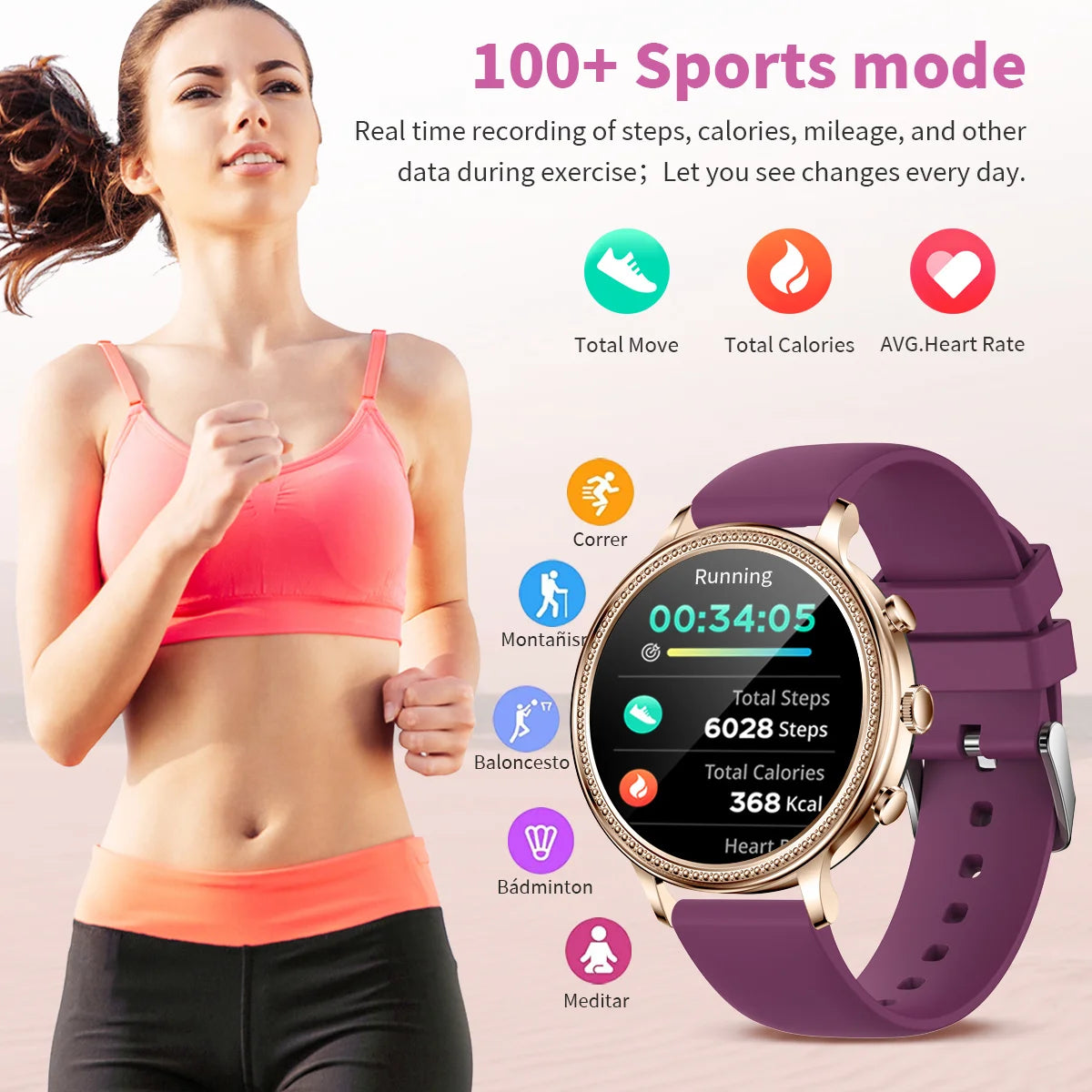 Xiaomi Mijia Luxury Women's Smartwatch with Health Monitoring Features