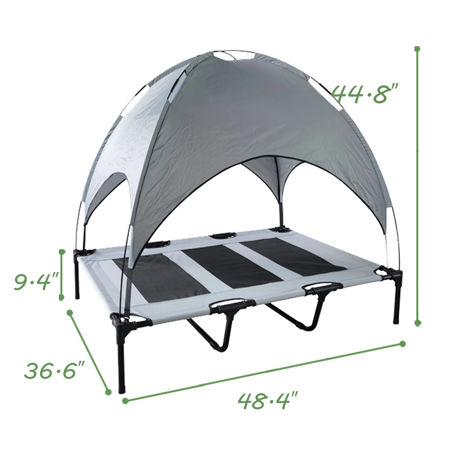 Shanghai Dog Bed With Canopy Elevated Anti Slip Outdoor
