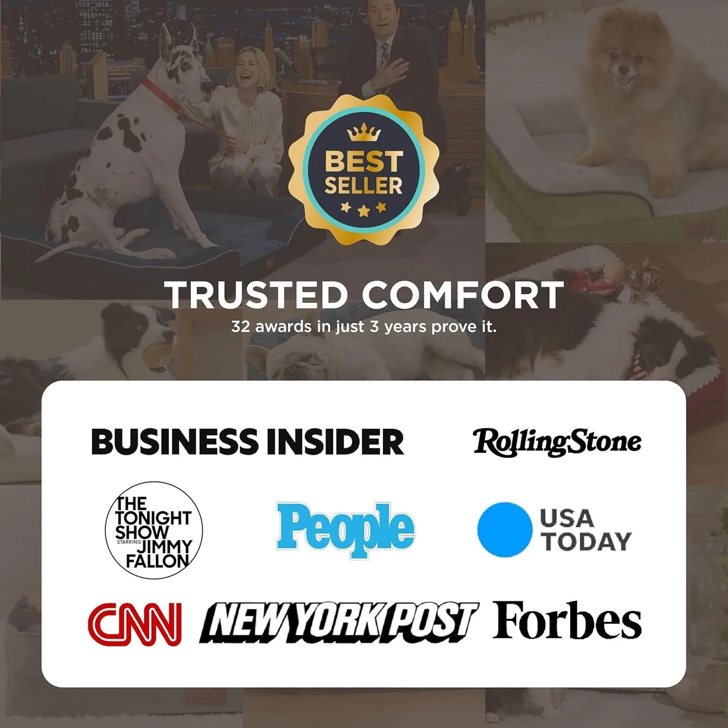 Hign-concerned Orthopedic Dog Bed Washable Waterproof Sofa