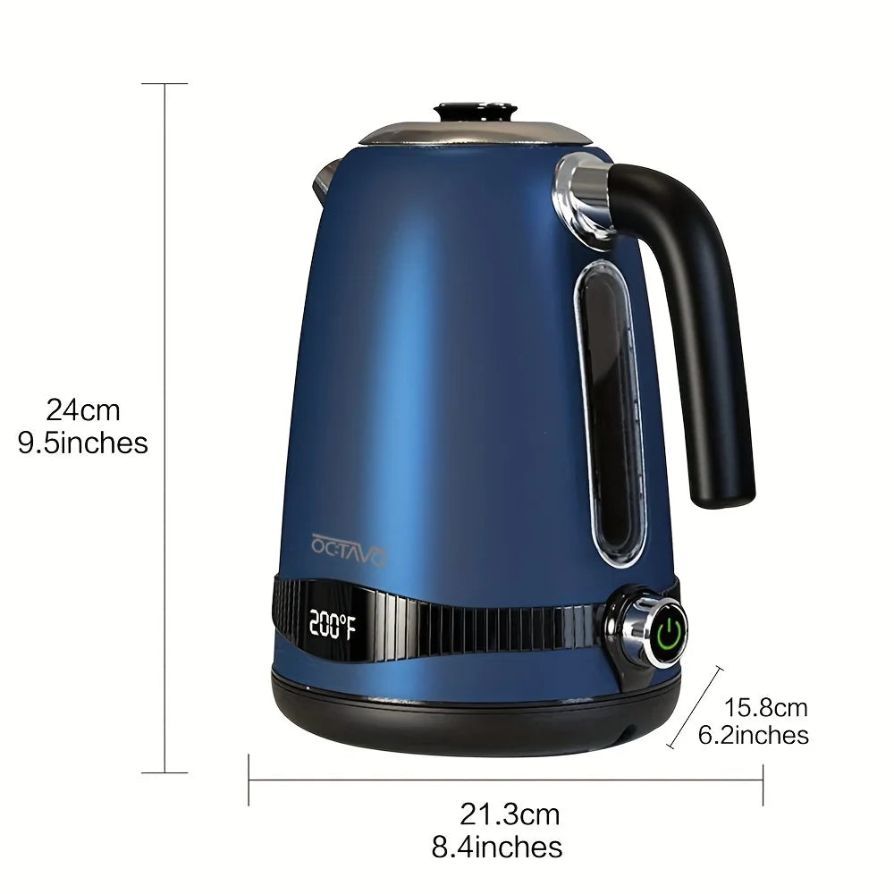 Octavo Electric Kettle With 7 Heat Settings Led Display