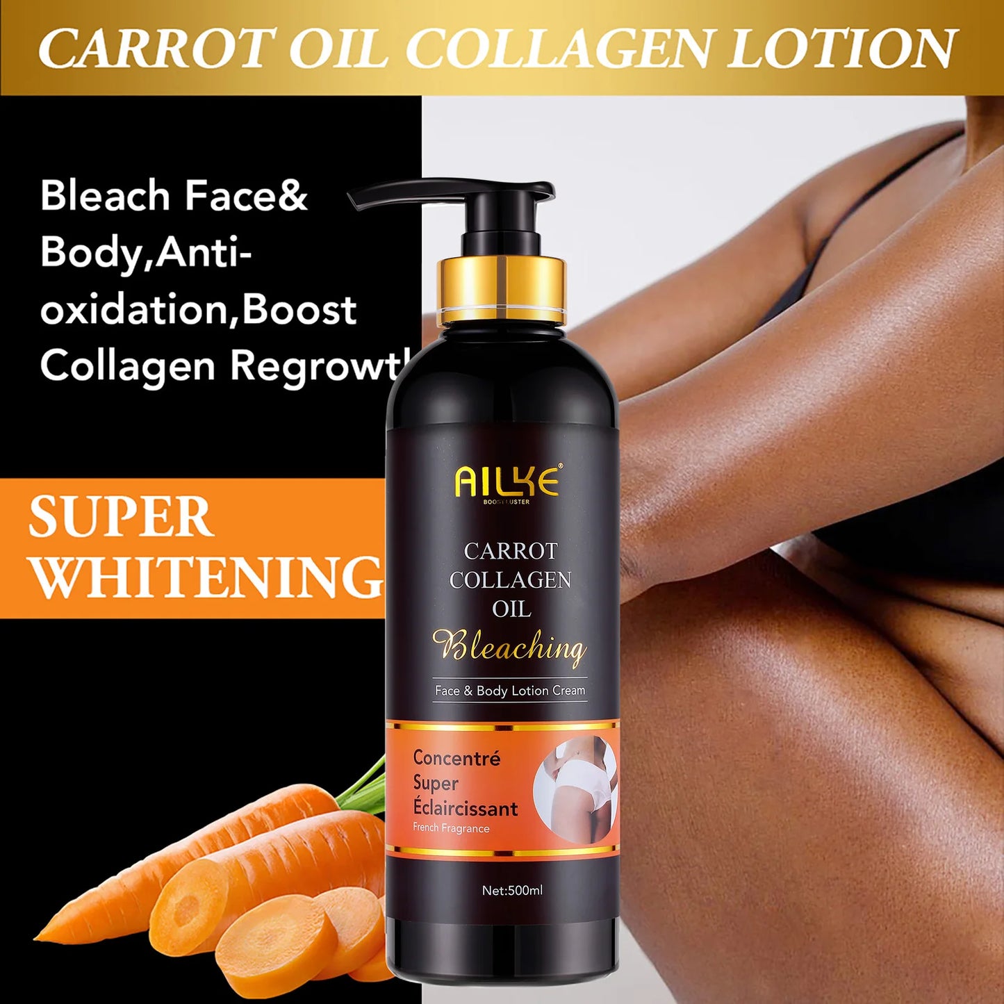 AILKE Skin Whitening Serum For Face And Body With Collagen
