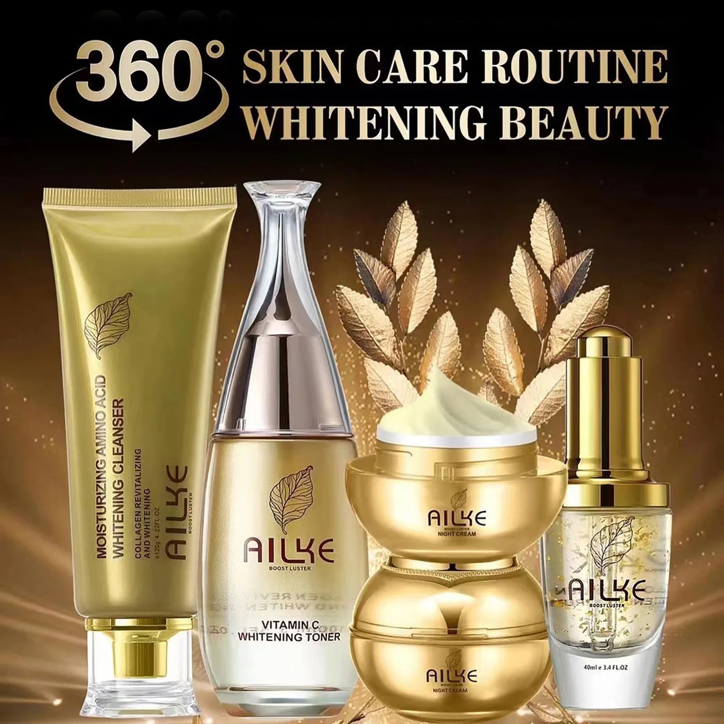 AILKE Whitening Anti-Aging Facial Skin Care Set for Women