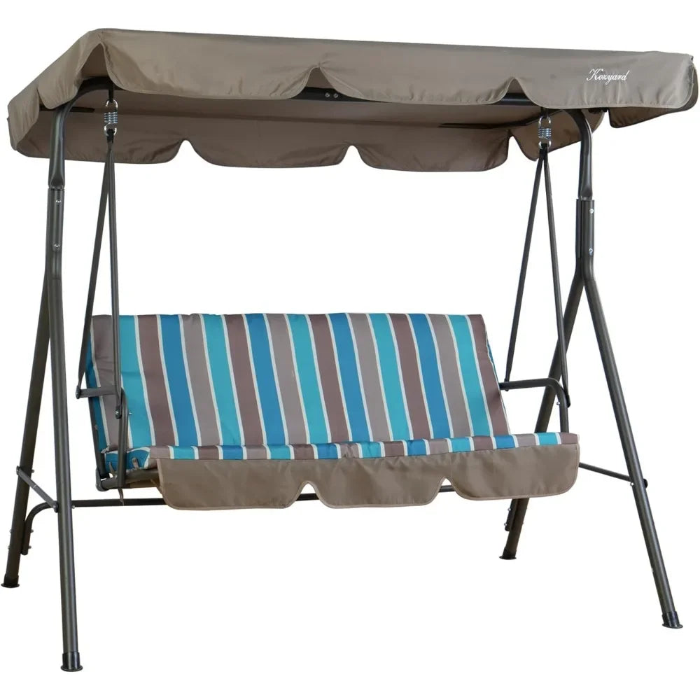 ZUIYU Alicia Patio Swing Chair With Adjustable Canopy