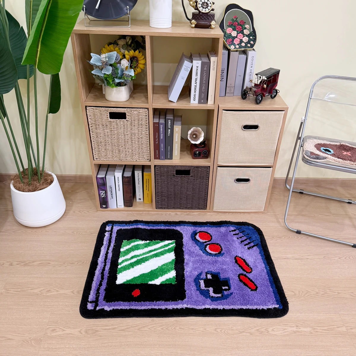 Game Player Plush Tufted Rug for Bathroom and Kitchen