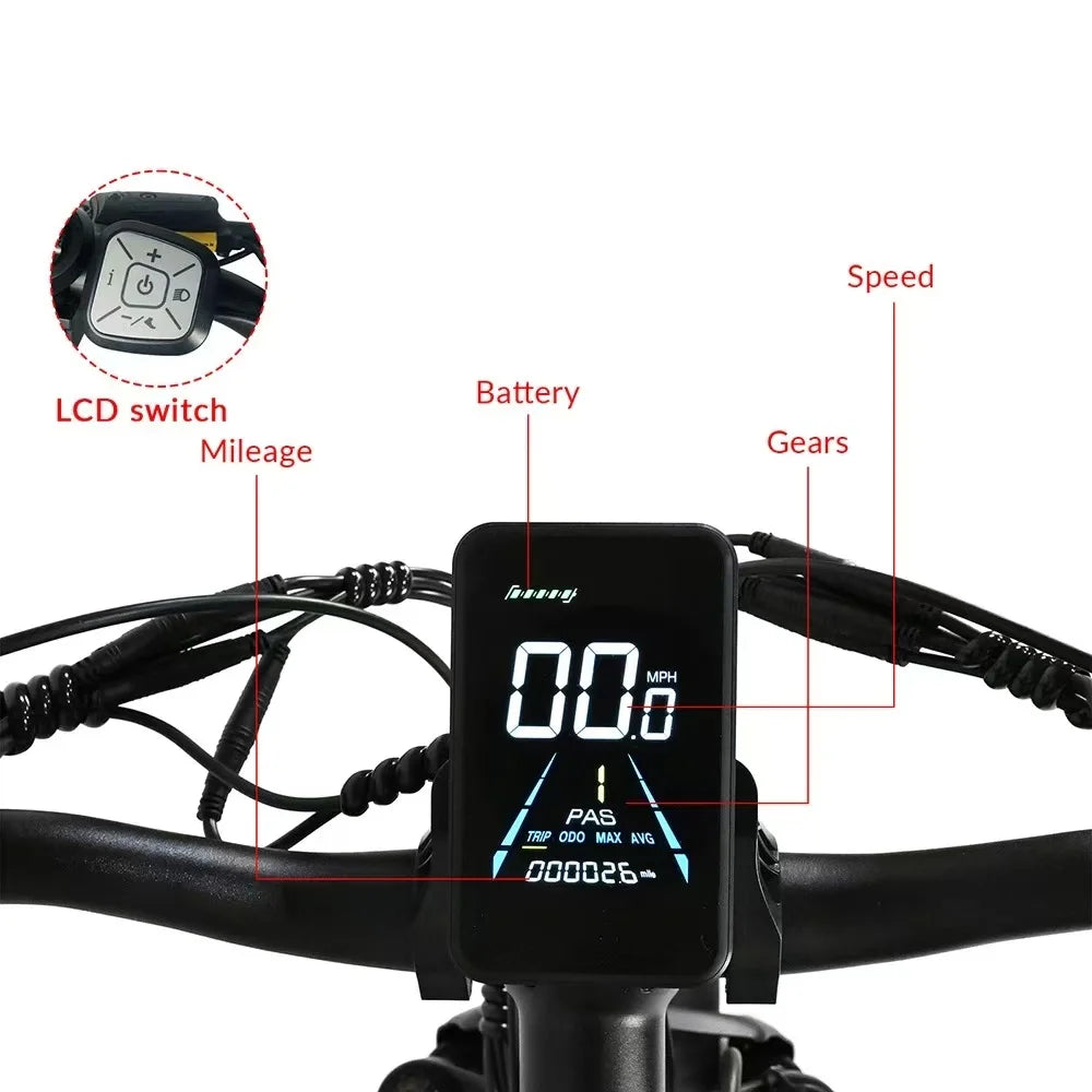 Powerful Electric Bike with Dual Motor and Fat Tires