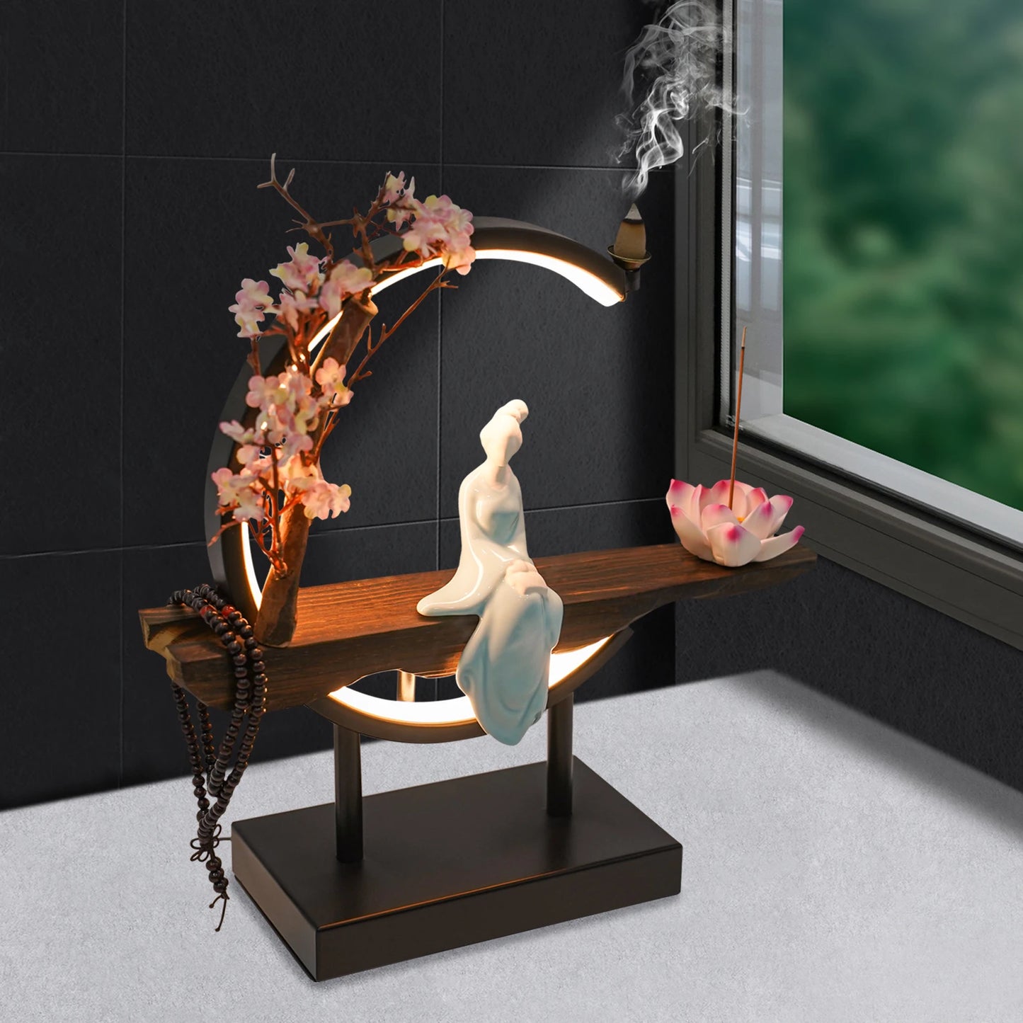 Bymaocar Zen Meditation Incense Burner Set for Tranquil Spaces