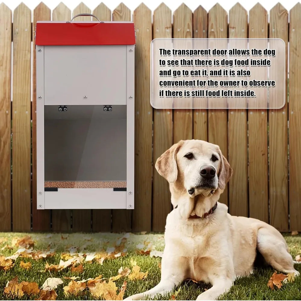 Hign-concerned Automatic Dog Feeder for Large Breed Outdoor