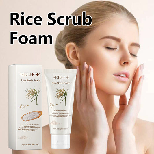 Rice Facial Cleanser for Blackhead Removal and Pore Shrinking