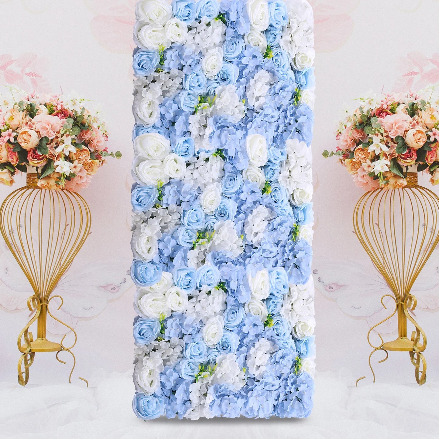Sichuan Artificial Flowers Backdrop Wall Panels 4PCS Roses