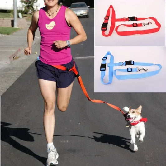 Adjustable Pet Lead for Hands-Free Walking and Jogging
