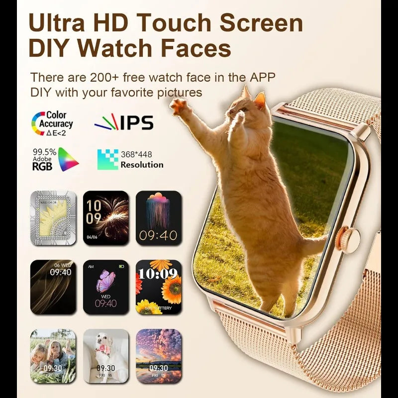 Smart Watch Fitness Tracker with Advanced Health Monitoring Features