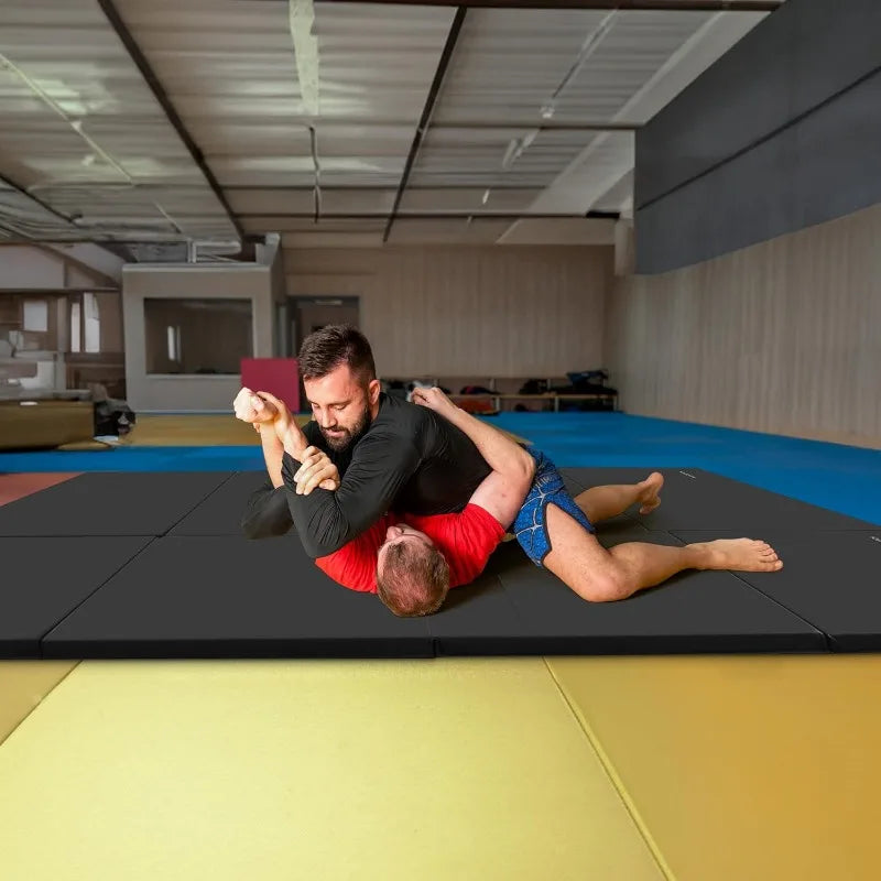 Folding Gymnastics Mat for Safe Home Tumbling and Exercise