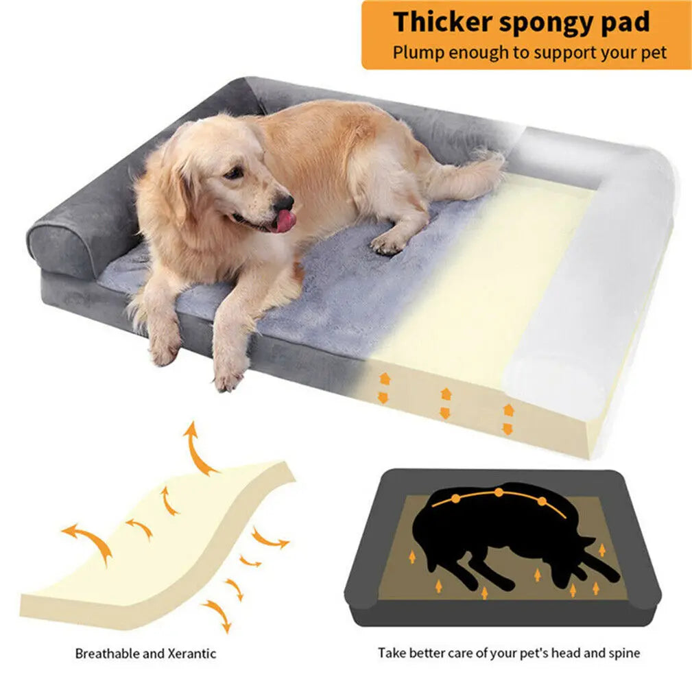 BINGOPAWCN Orthopedic Dog Bed With Removable Cover Premium
