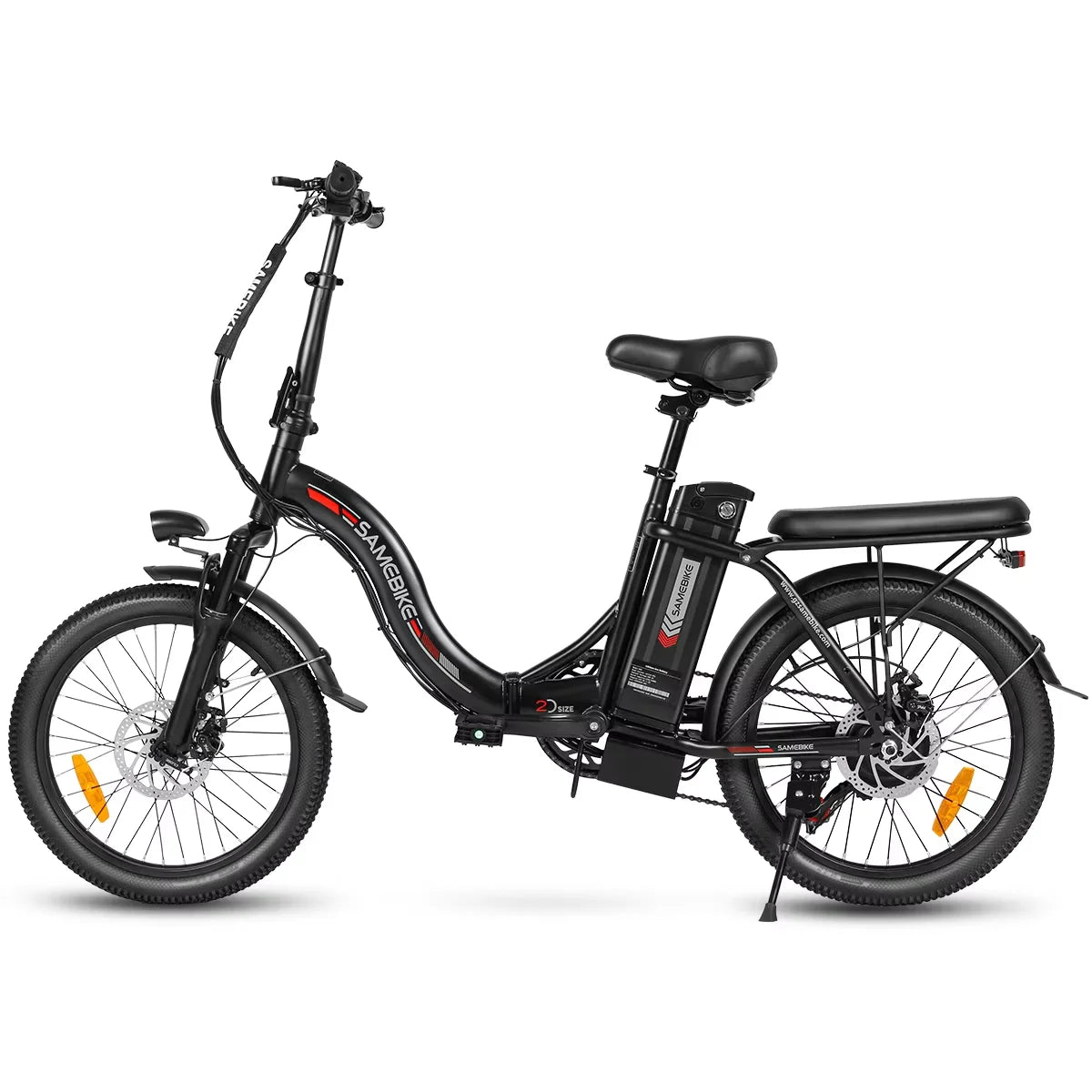 Folding Electric Bike with Removable Battery and 350W Motor