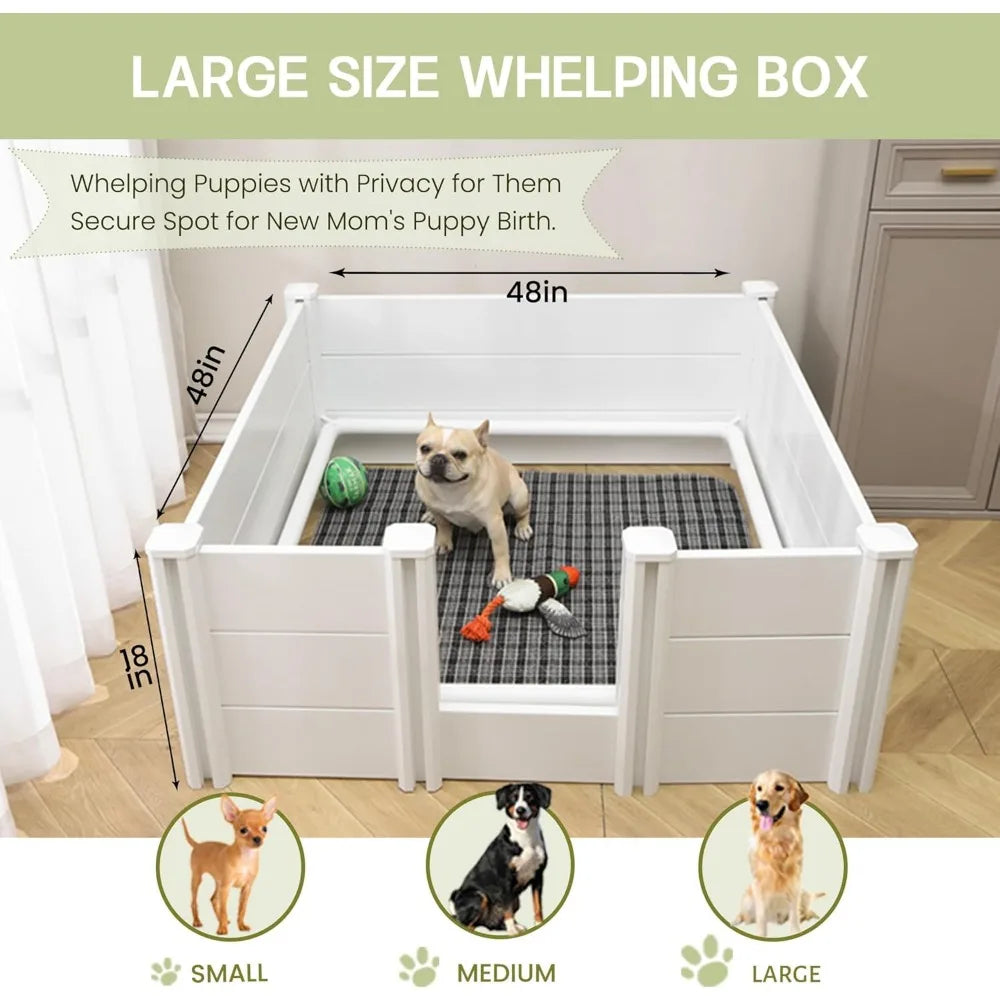Hign-concerned Whelping Box Large Breed Dogs And Puppies