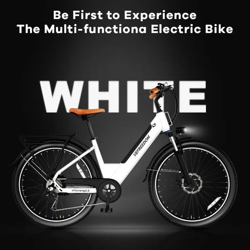 Peak Electric Mountain Bike with Removable Battery and 7-Speed Gear