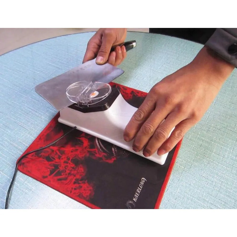 Electric Knife Sharpener Quick Safe Easy Kitchen Tool