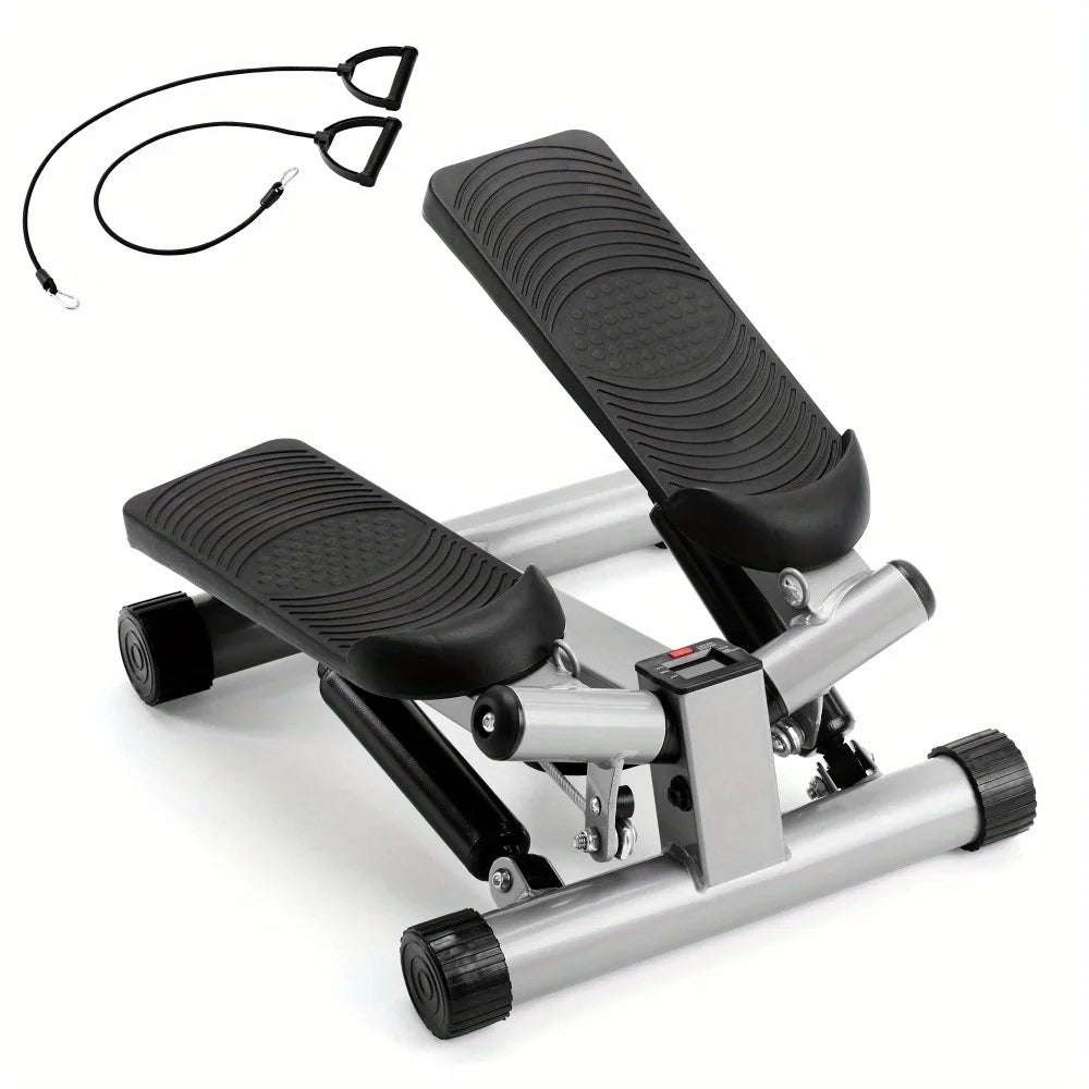 Classified by Exerciser Adjustable Foot Stepper with Bands