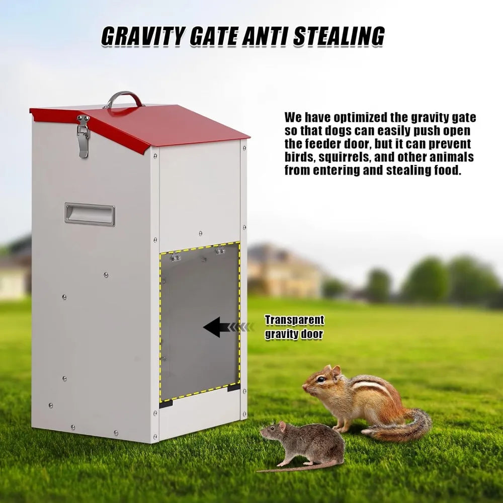 Hign-concerned Automatic Dog Feeder for Large Breed Outdoor