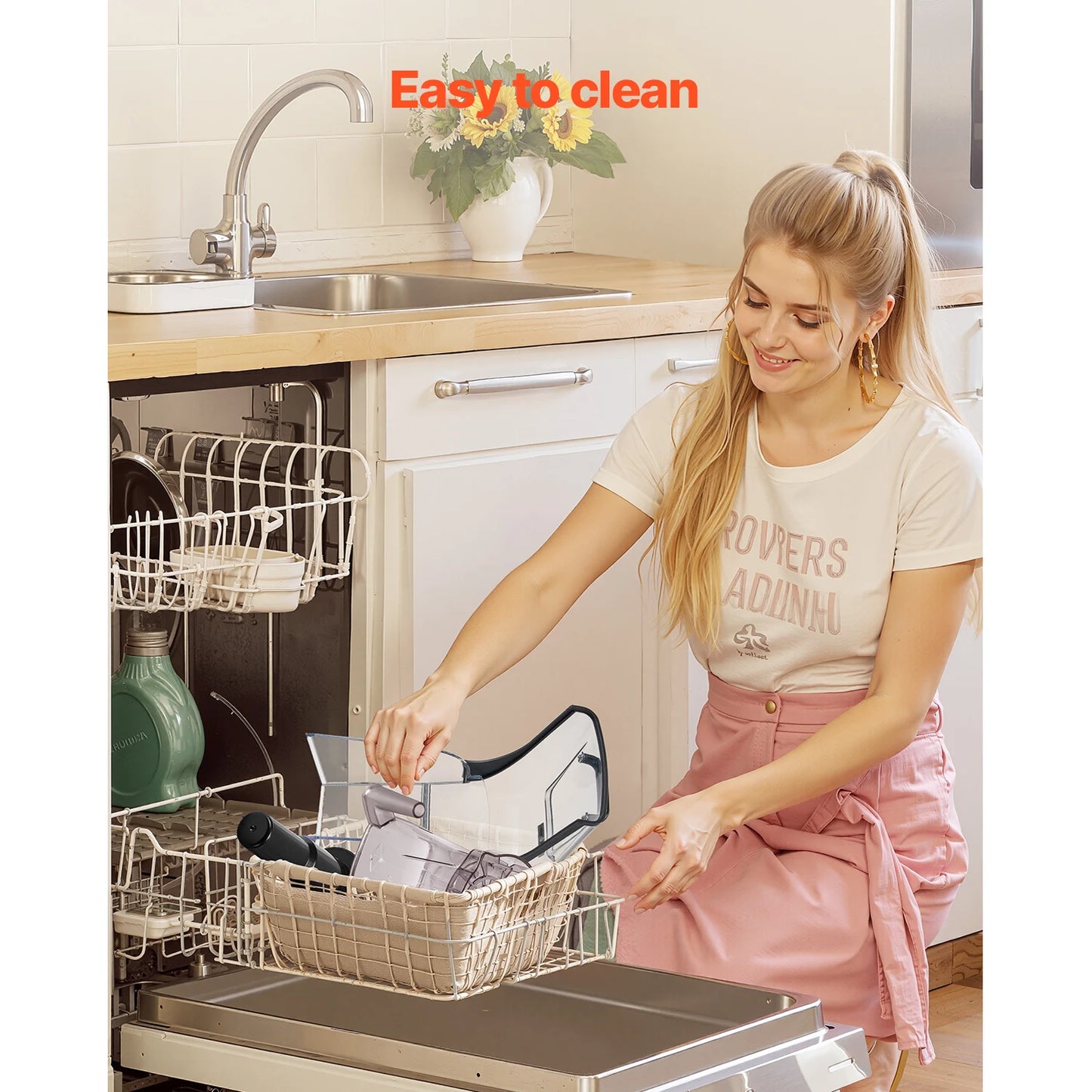 VEVOR Electric Blender 1400W Smoothies For Food Processing