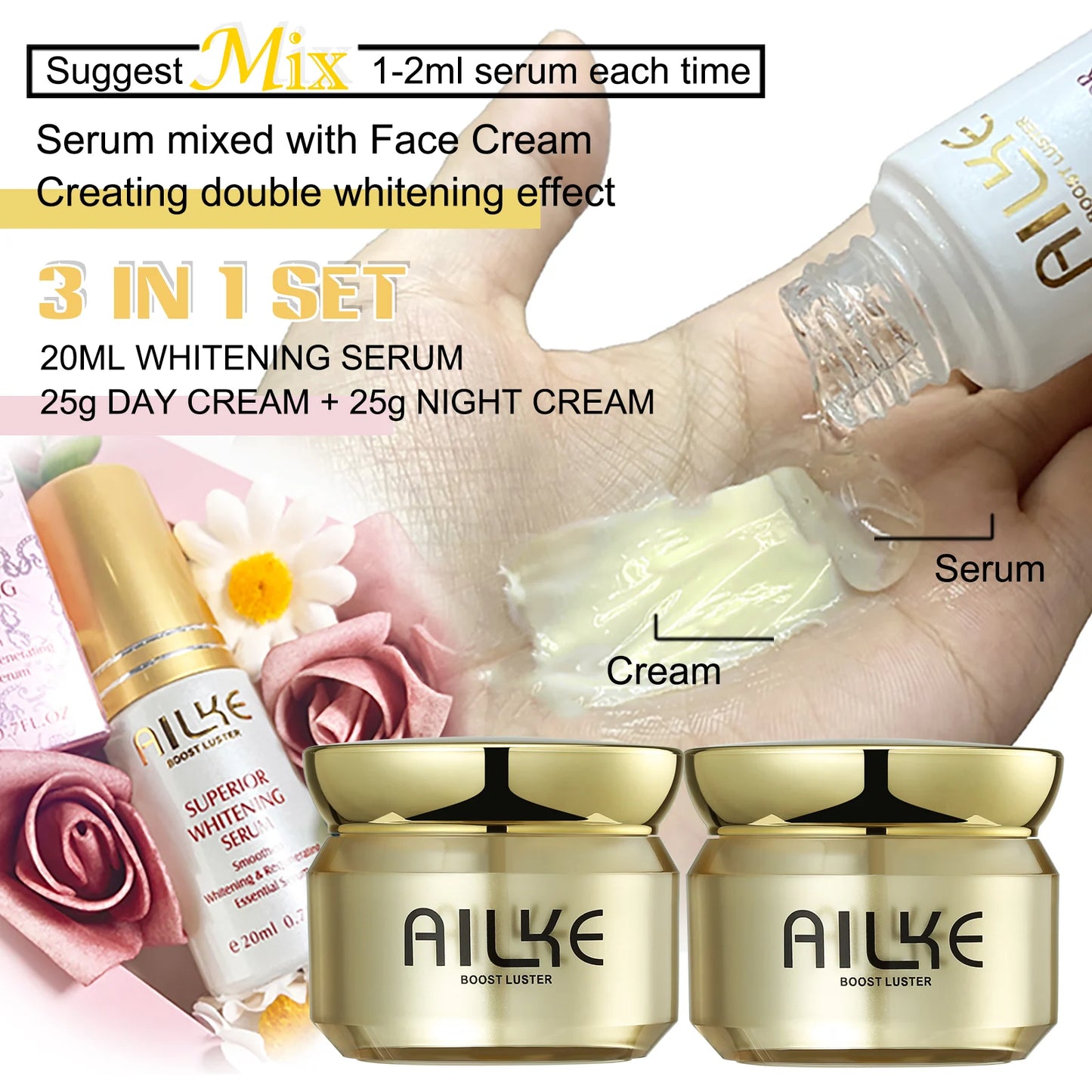 Ailke Dark Spot Corrector SPF 35 Facial Cream Brightening