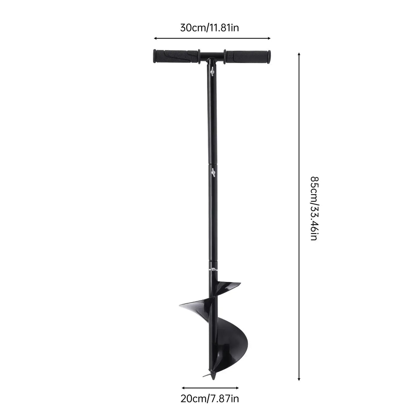 Manual Fence Post Hole Auger for Easy Gardening Tasks
