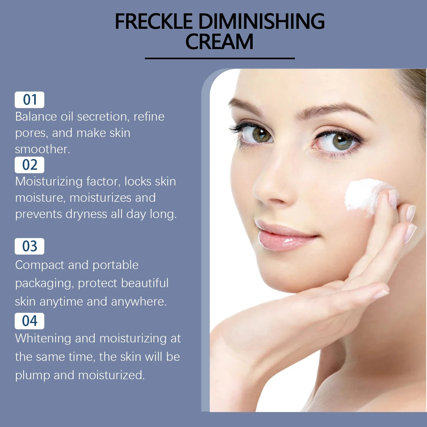 OUHOE Facial Cream for Spot Fading and Skin Brightening