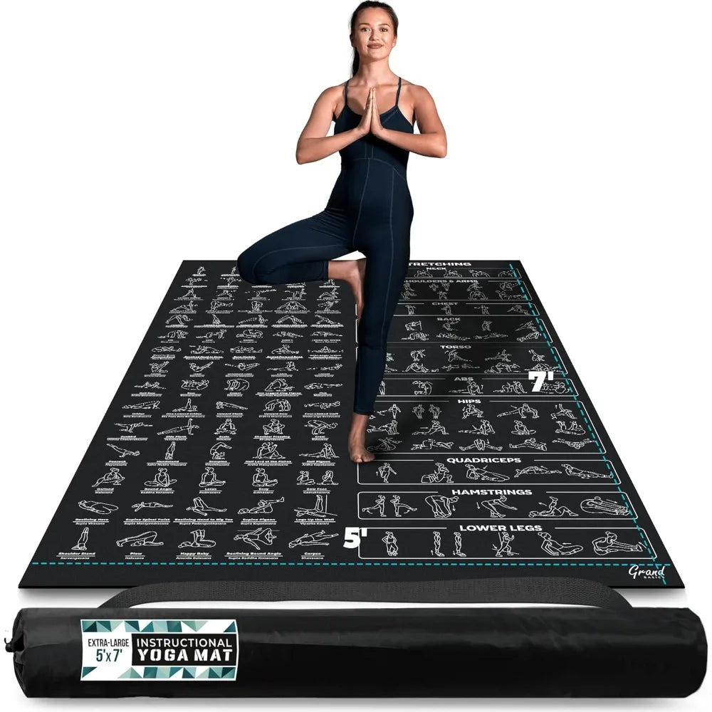 Hign-concerned Yoga Mat Non Slip PVC Durable For Workouts