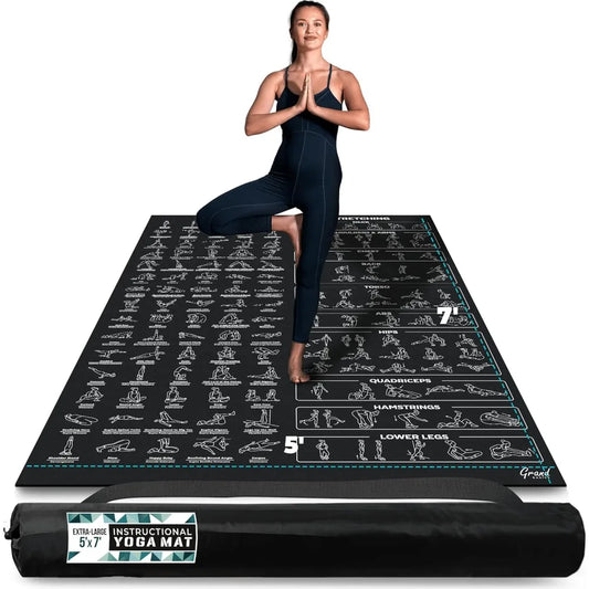Hign-concerned Yoga Mat Non Slip PVC Durable For Workouts